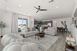 Open concept living area