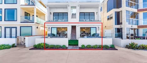 Here is where you will be staying. For bigger groups and families, you can rent the other units in this quadruplex.