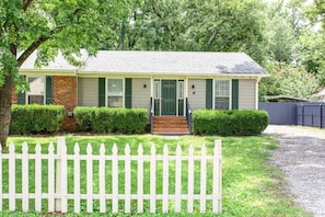 This unit is the one on the right as you look at the property.