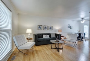 The living room
