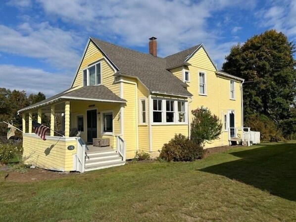 The Newly Painted Cheery Cottage!