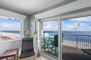 Royal Palms 601 Living area & Balcony area