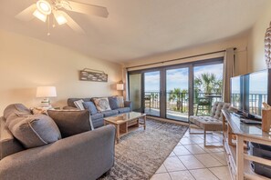 Gulf front living room
