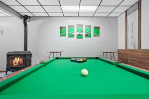Challenge your family and friends to a game of pool