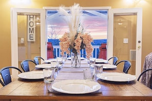 Share a meal and spread some love at the dining table