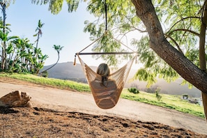 Sway in tranquility on our hammock