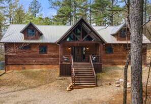 Welcome to your home-away-from-home cabin retreat, nestled among the whispers of the trees!