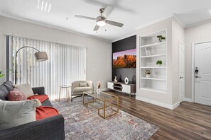 Living area with TV
