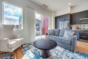 Living Area | Smart TV | Full Sleeper Sofa
