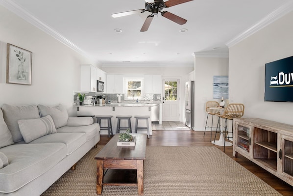 Living Room with Smart TV