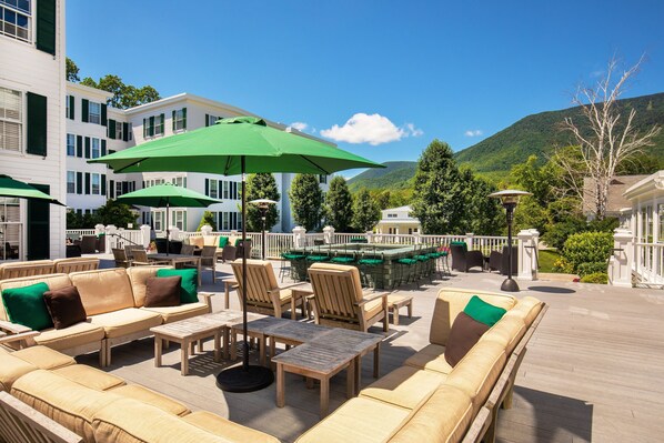 Spend time on the falcon deck with friends and family