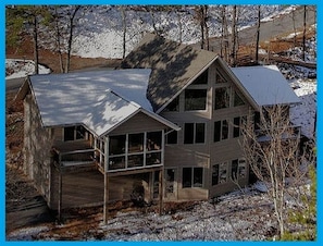 Winter at Blue Ridge Overlook.