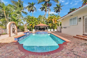 Backyard / Pool Area