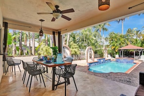 Backyard / Pool Area