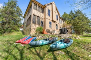 Kayaks are at the home for you to use!