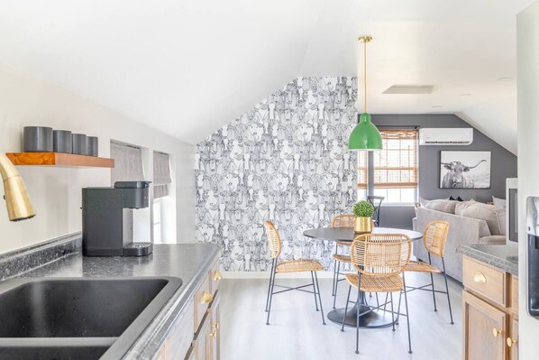 Kitchenette/dining view.