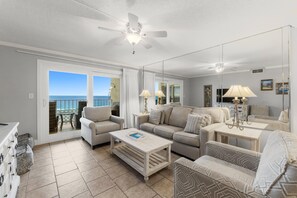 Living Area with Balcony