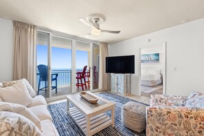 Living Area with Balcony