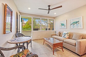 Dining and living area.