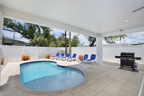 Plenty of room to lounge poolside