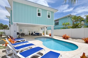 Pool and patio area
