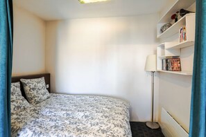 A bedroom area