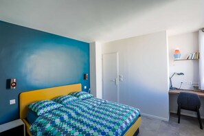 The room also has its own TV and is equipped with an electric blind for complete darkness.