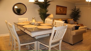 Dining room area