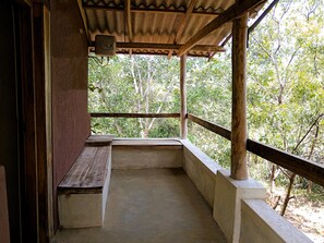 Balcony / Private Sitting area overlooking the tree line