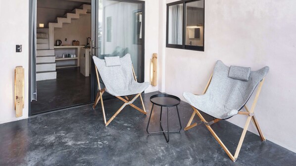 Private balcony offering   pool views of Casa Leah