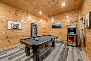 Calling Mountains' fun game room