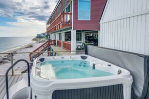 Private Patio | 2-Story Home | Fire Pit | Direct Beach Access