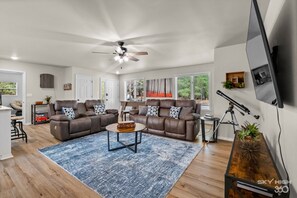 Open concept living with lots of cozy accommodations!