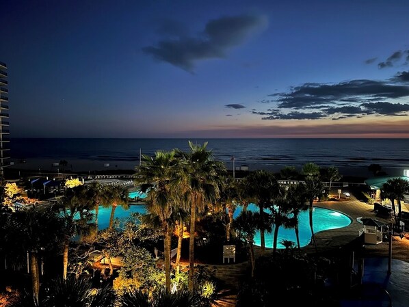 a night on the balcony