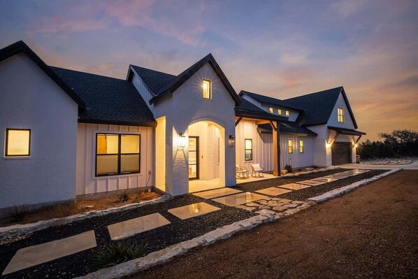 Our house offers picturesque views from every angle.
