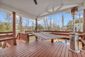 Deck, Hammock & Heat Lamp