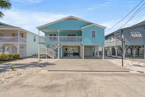 Above The Waves is located on the channel in Cherry Grove Beach.