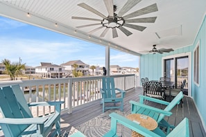 Have your coffee while enjoying the morning breeze.