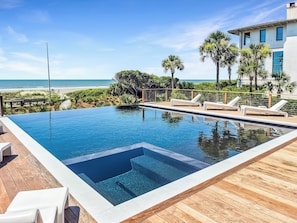 Pool Deck Overlooking the Ocean