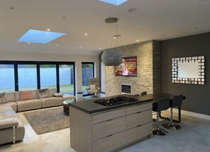 Open plan living area