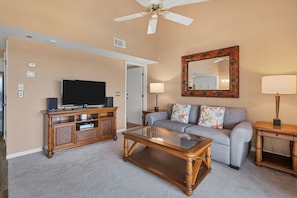 Freshly remodeled living thoughtfully curated. Upscale with warmth of home.