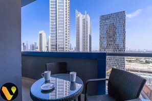 Uitzicht vanaf balkon