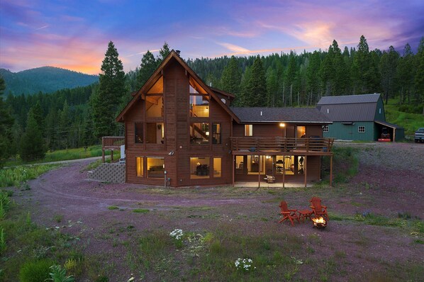CZ1 Ranch - House looking North
