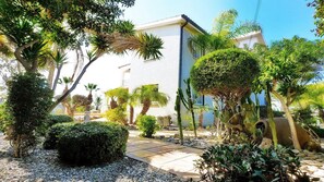 Private entrance of the villa.
