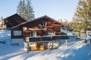 View of the house in winter