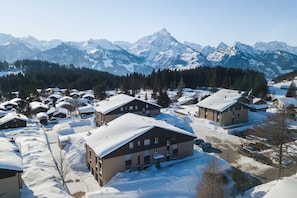 Hausansicht im Winter
