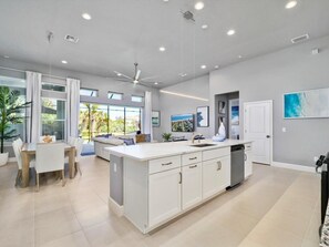 Open Kitchen family room