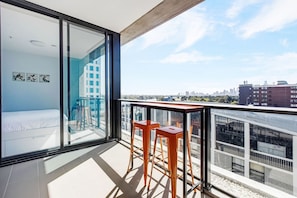 The covered balcony is a fantastic spot to sip your morning coffee or a sundowner.
