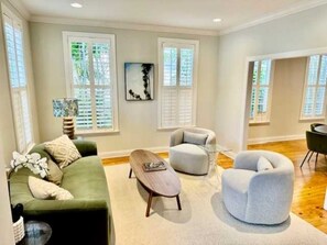 Relax in style in our modern sitting area.