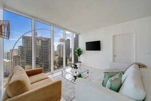Living room where style and comfort come together seamlessly! 